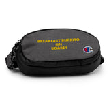 Champion fanny pack: Breakfast Burrito on Board!