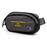 Champion fanny pack: Breakfast Burrito on Board!