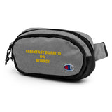 Champion fanny pack: Breakfast Burrito on Board!