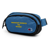 Champion fanny pack: Breakfast Burrito on Board!